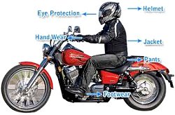Choose motorcycle gear that will keep you safe and comfortable