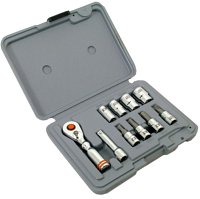 Looking for a mini socket set?  Click here for a great place to find a compact socket set you can carry for emergencies.