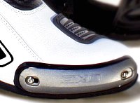 Replacable motorcycle boot toe sliders