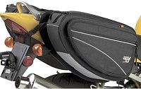 Soft motorcycle saddlebags are tough and versatile