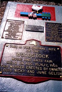 The Woodstock monument